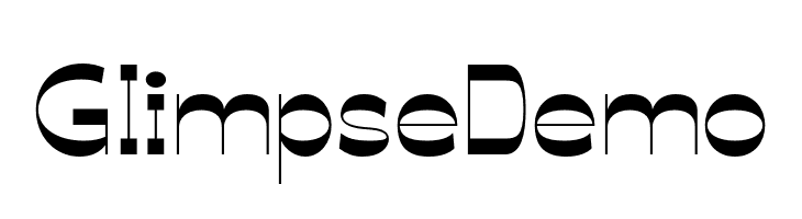 Glimpse Demo  baixar fontes gratis