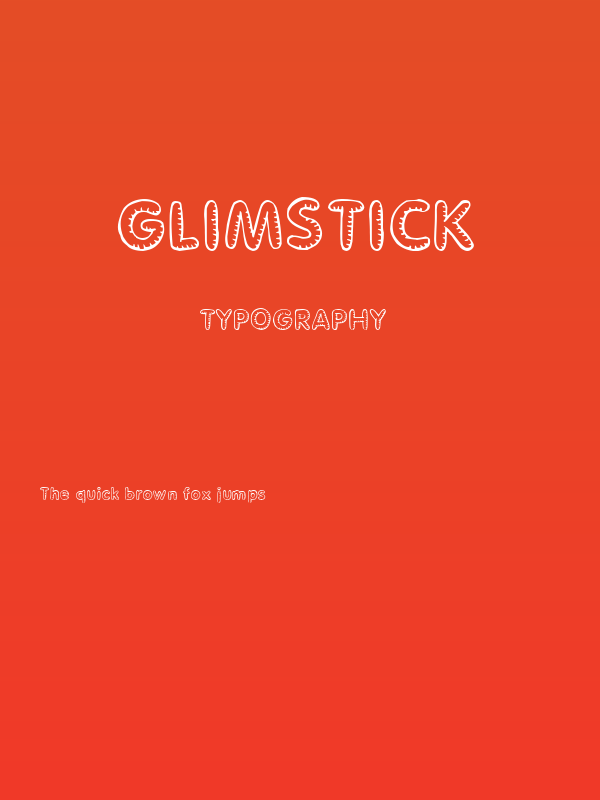 Glimstick Poster
