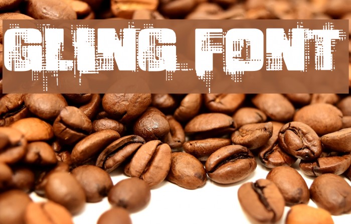 Gling Font examples