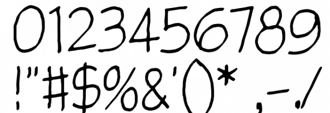 Glingzerminator Font OTHER CHARS