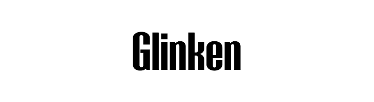 Glinken  नि: शुल्क फ़ॉन्ट्स डाउनलोड