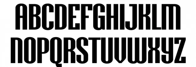 Glinken Schriftart Groß