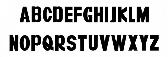 Glishey Шрифта ВЕРХНИЙ