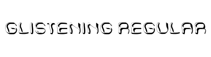 Glistening Regular  フリーフォントのダウンロード