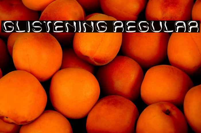 Glistening Regular Example 1