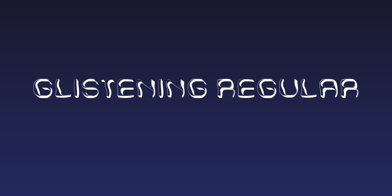Glistening Regular Social Header