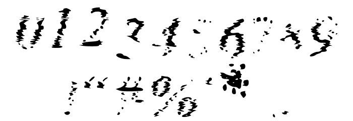 Glitch Gremlin Regular फ़ॉन्ट अन्य घर का काम