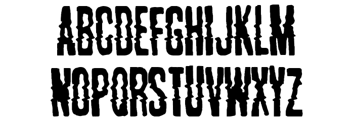 Glitch Paradise Font LOWERCASE