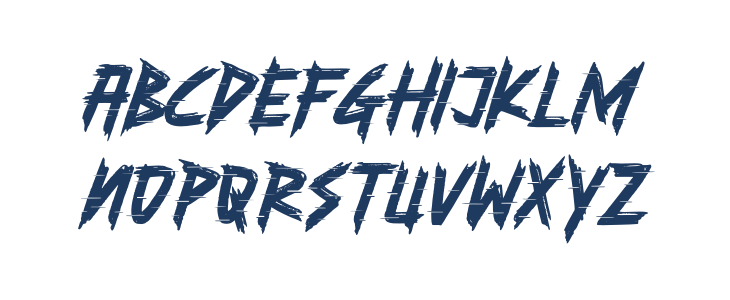 Glitch Shoot Personal Use Uppercase