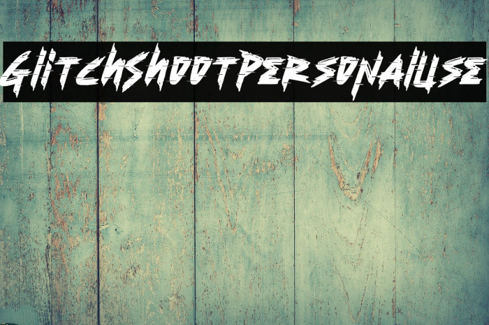 Glitch Shoot Personal Use Example 1