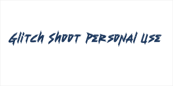 Glitch Shoot Personal Use Logo