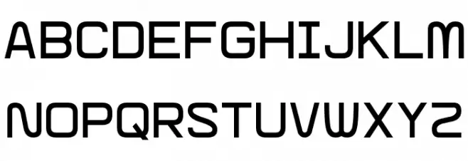 Glitch Slap Font Litere mari