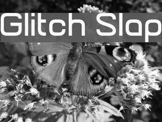 Glitch Slap Font examples