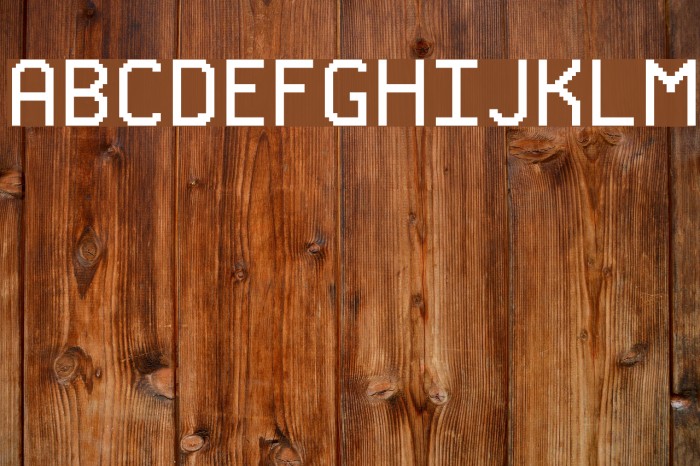 Glitch0 Font examples