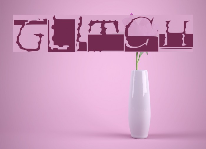 Glitch Font examples