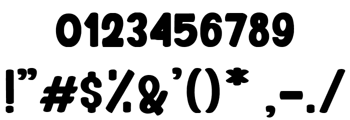 Glitcher Regular Font OTHER CHARS