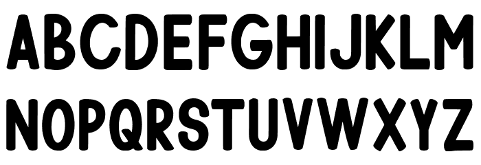 Glitcher Regular Font LOWERCASE