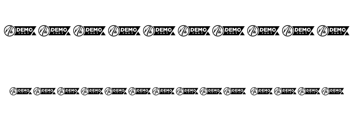 Glitching Demo Font OTHER CHARS