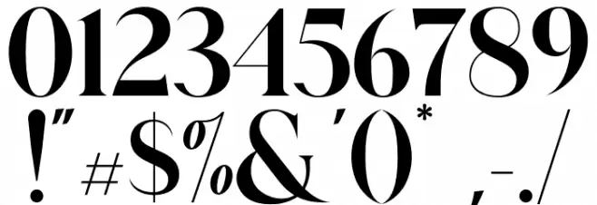 Glitten Regular Font OTHER CHARS