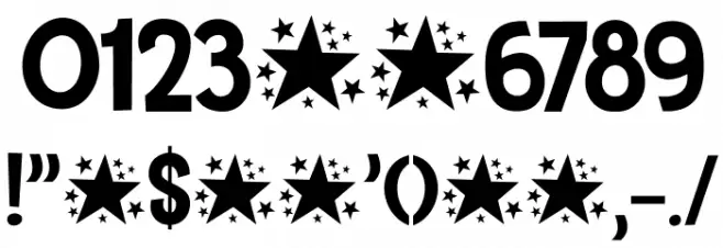 Glitter Candy DEMO Regular Font OTHER CHARS