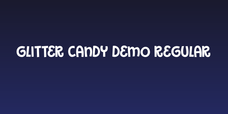 Glitter Candy DEMO Regular Social Header