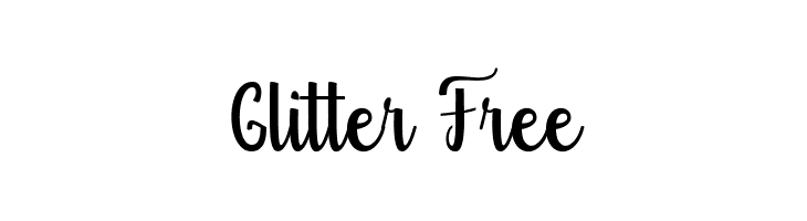Glitter Free  Descarca Fonturi Gratis
