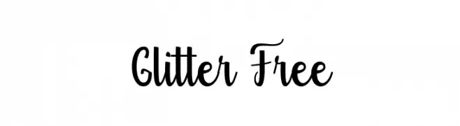 Glitter Free  Frei Schriftart Herunterladen