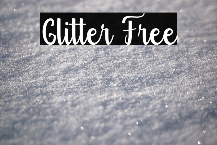Glitter Free Example 3