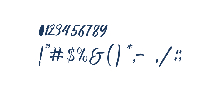 Glitter-Medium Other Characters