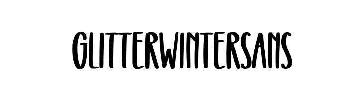 Glitter Winter Sans  font caratteri gratis