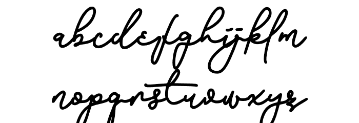 Glitter Winter Script Schriftart Groß