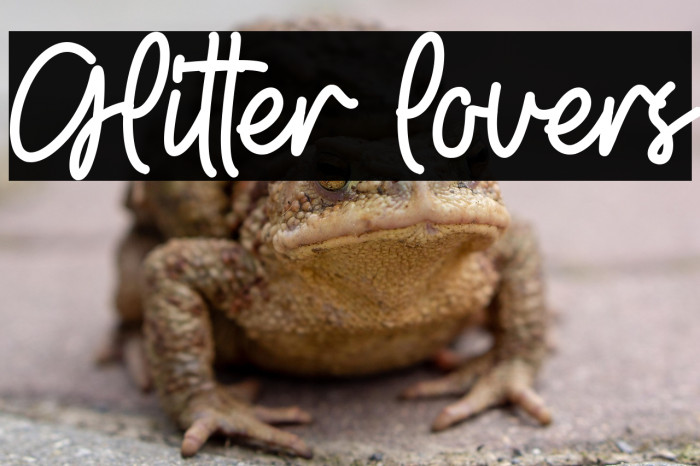 Glitter lovers Example 1