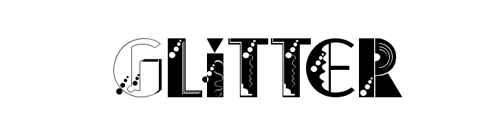 Glitter Font