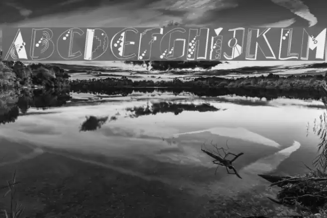 GlitterOblique Font examples