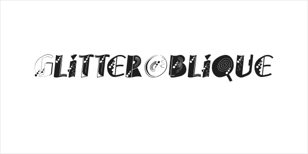 GlitterOblique Logo
