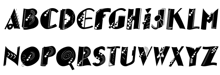 GlitterOblique Polices MINUSCULES
