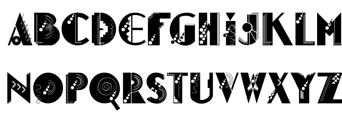 Glitter Font LOWERCASE