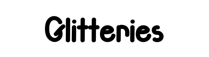 Glitteries  नि: शुल्क फ़ॉन्ट्स डाउनलोड
