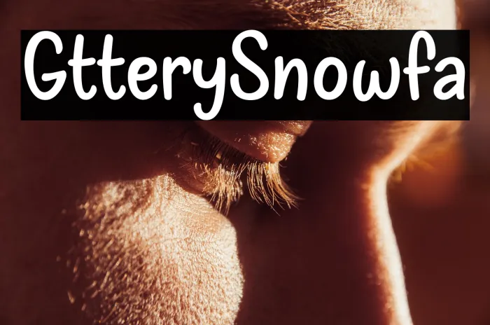 Glittery Snowfall Example 2