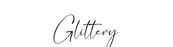 Glittery  Frei Schriftart Herunterladen