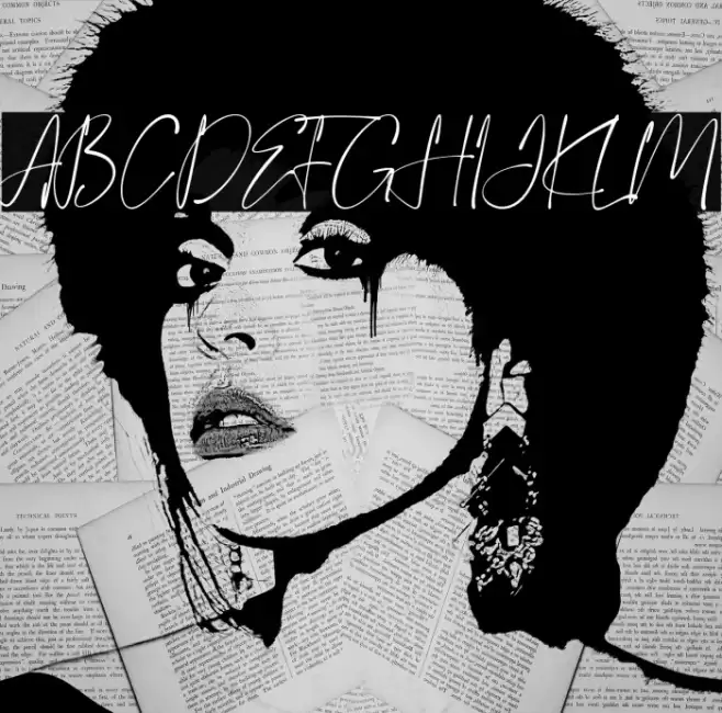 Glittery Font examples