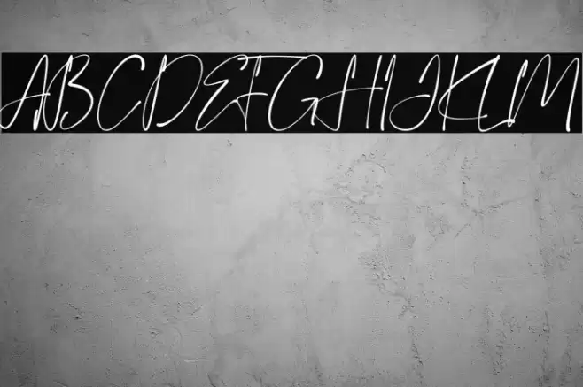 Glittery Font examples