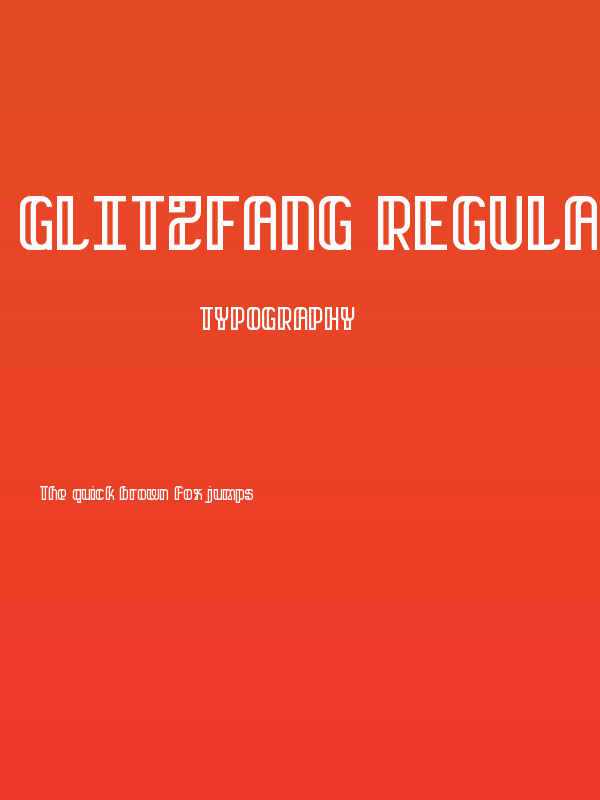 Glitzfang Regular Poster