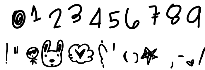 Glitzstick Font OTHER CHARS
