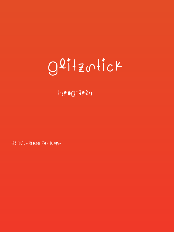 Glitzstick Poster