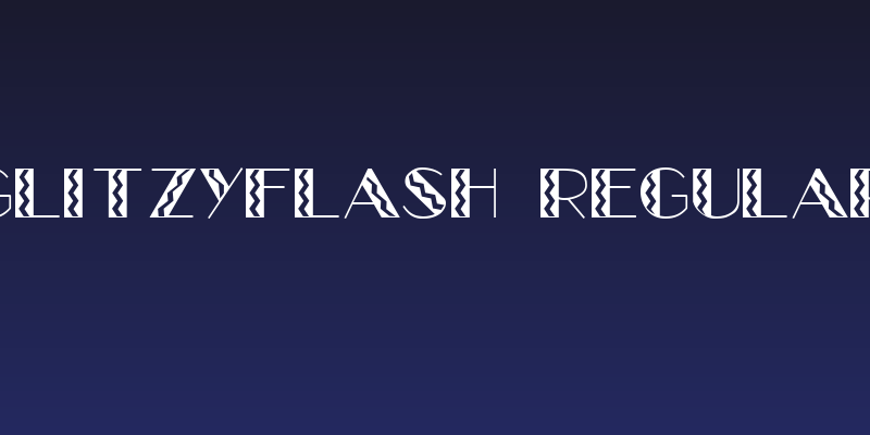 GlitzyFlash Regular Social Header