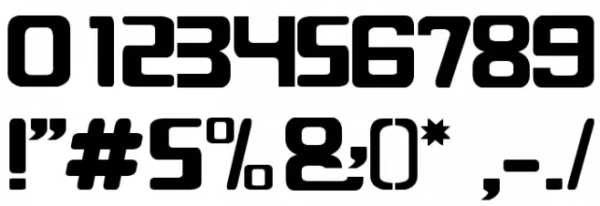 Glix Font OTHER CHARS