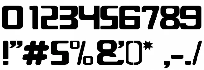 Glix Font OTHER CHARS