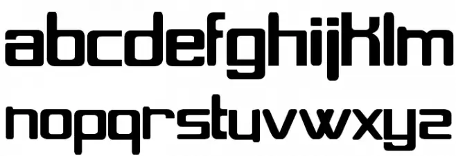 Glix फ़ॉन्ट लोअरकेस