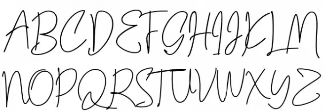 Gllibfith Regular Schriftart Groß